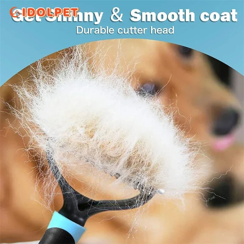 Dual-Sided Pet Deshedding Brush
