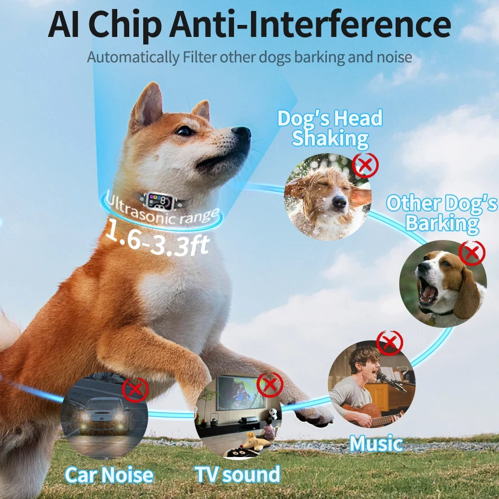 Smart Ultrasonic Bark Collar
