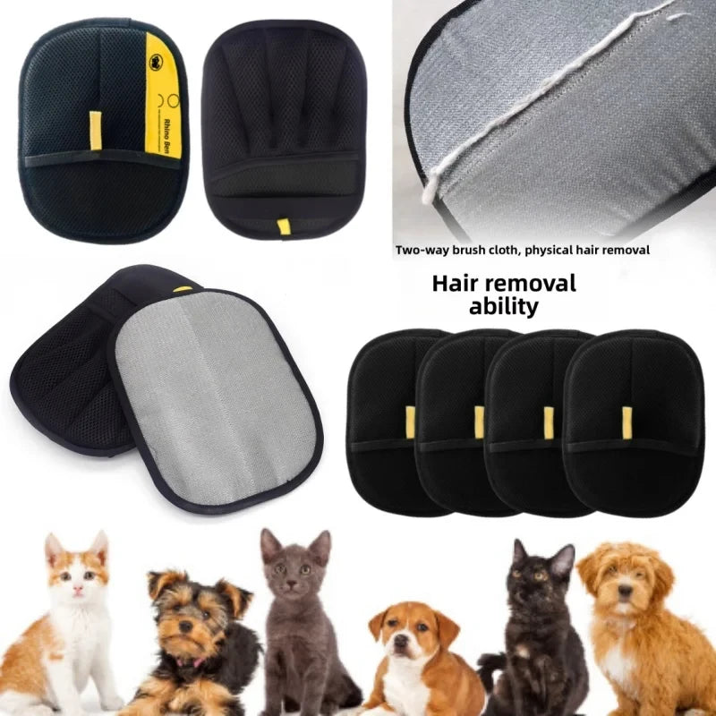 Pet Hair Removal Gloves — Gentle Grooming for Dogs & Cats