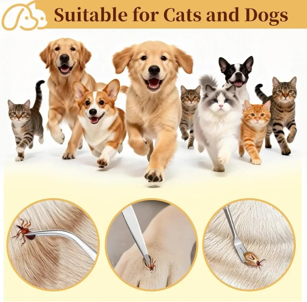 Pet Tick Removal Tool Kit